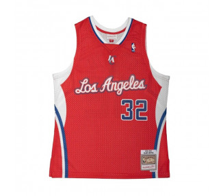 Mitchell & Ness Los Angeles Clippers 32 Blake Griffin NBA Dark Jersey red