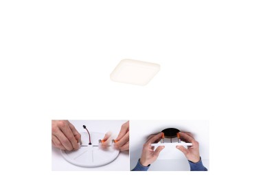  Paulmann Paulmann LED panel Veluna 3 000K hranatý 7,5 cm