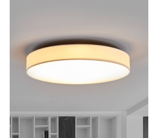  Lindby LED textilní stropní lampa Saira, 50 cm, bílá