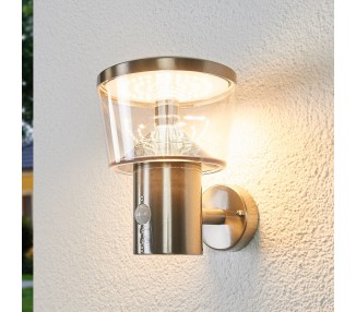  Lindby Venkovní nástěnné svítidlo se senzorem Antje s LED