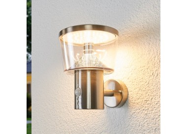  Lindby Venkovní nástěnné svítidlo se senzorem Antje s LED