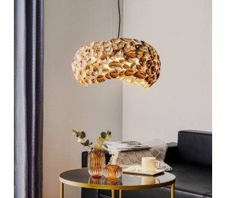  Schuller Valencia Narisa LED závěsné světlo Ø 46 cm růžově zlatá/hnědá