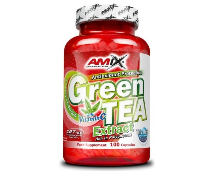 Amix Green Tea Extract with Vitamin C 100 kapslí