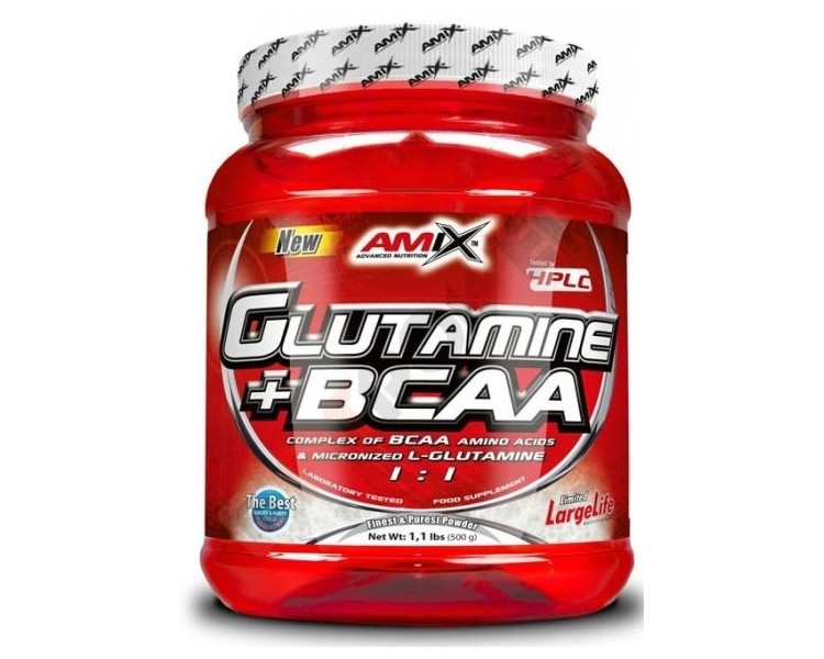 Amix L-Glutamine + BCAA Powder 500 g