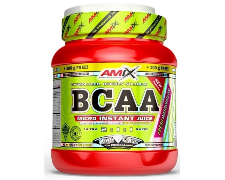 Amix BCAA Micro Instant Juice 400 g + 100 g ZDARMA!