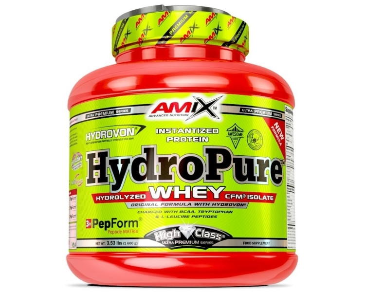 Amix HydroPure Whey Protein 1600 g dvojitá čokoláda