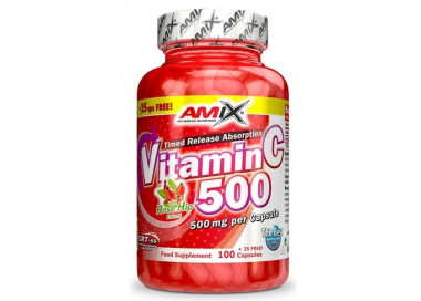 Amix Vitamin C 500 mg 125 kapslí