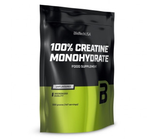 BioTech 100% Creatine Monohydrate sáček 500 g