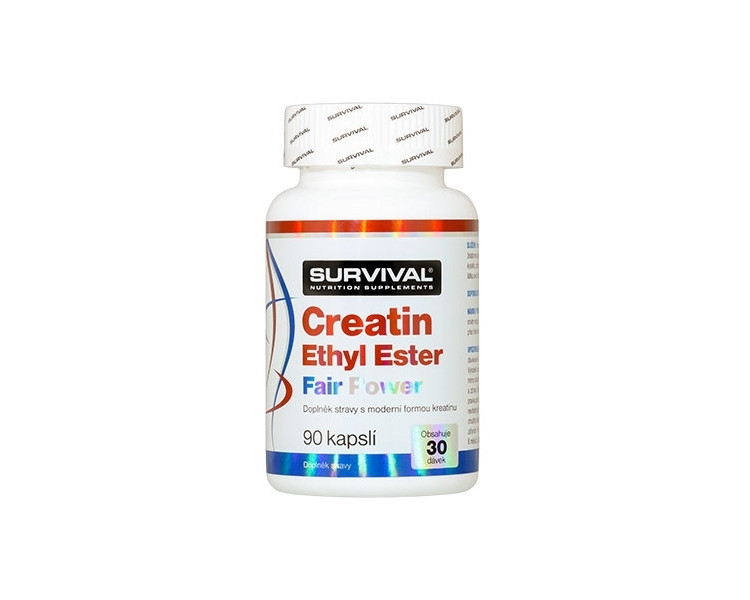 Survival Creatin Ethyl Ester Fair Power 90 kapslí