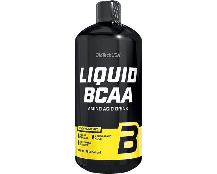 BioTech BCAA Liquid 1000 ml pomeranč