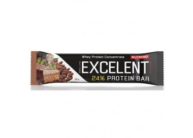 Nutrend Excelent Protein Bar Double with Caffeine 85 g brazilská káva