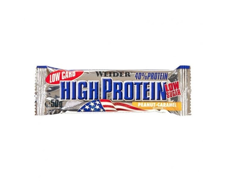 Weider 40% Protein Low Carb High Protein Bar 50 g