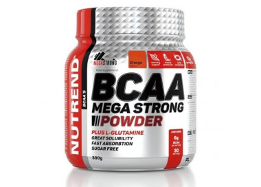 Nutrend BCAA Mega Strong Powder 300 g pomeranč