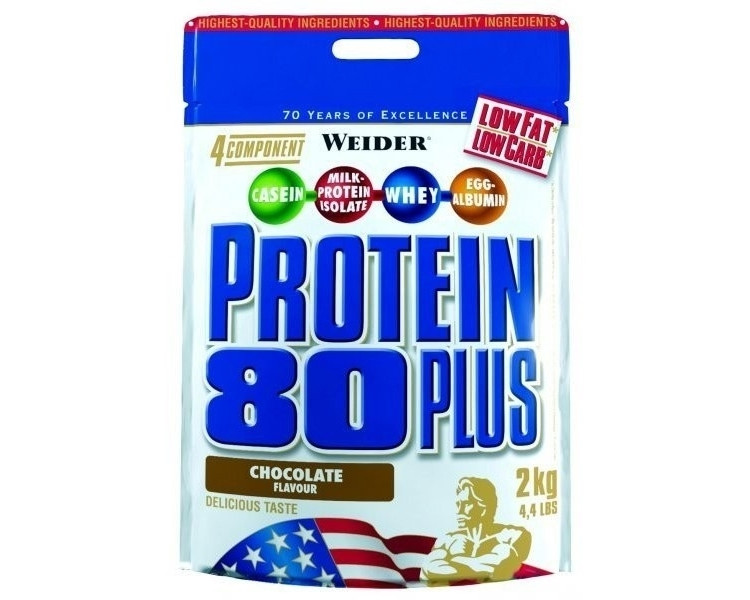 Weider Protein 80 Plus 2000 g lesní plody