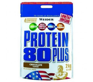 Weider Protein 80 Plus 2000 g lískový oříšek - nugát