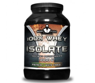BodyFlex Fitness 100% Whey Isolate 1000 g bílá čokoláda - pistácie