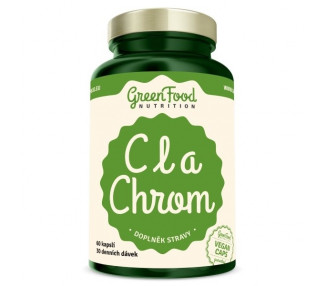 GreenFood CLA+ Chrom 60 kapslí