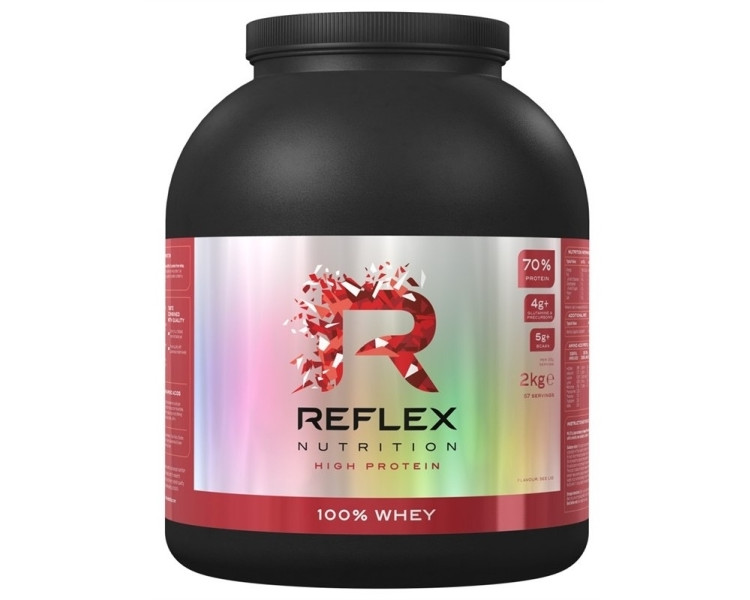 Reflex 100% Whey Protein 2000 g jahoda - malina