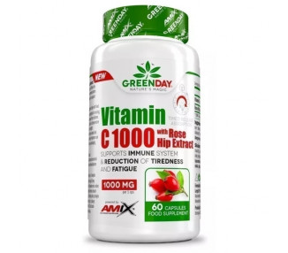 Amix Vitamin C 1000 s extraktem z šípků 60 kapslí