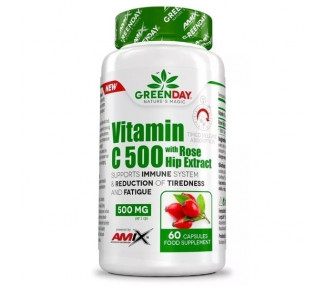 Amix Vitamin C 500 s extraktem z šípků 60 kapslí