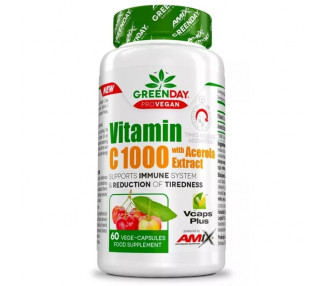 Amix ProVegan Vitamin C 1000 s extraktem z aceroly 60 kapslí