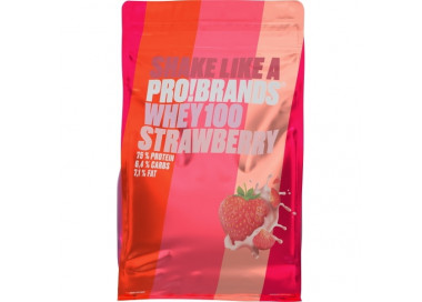 ProBrands 100% Whey Protein 900 g jahoda