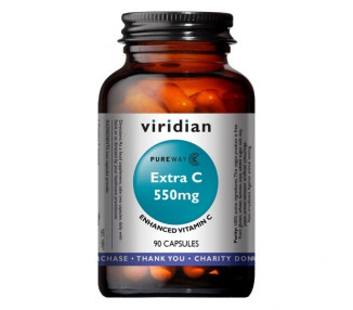 Viridian Extra C (Vitamín C) 550 mg 90 kapslí