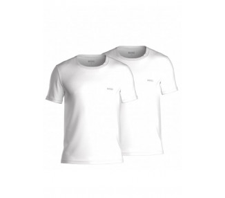 Pánské tričko BOSS 50475294 2 pack L Bílá