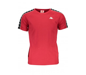 KAPPA pánské tričko Barva: červená, Velikost: M