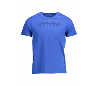 GIAN MARCO VENTURI pánské tričko Barva: Modrá, Velikost: 2XL