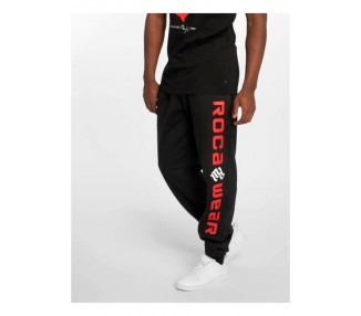 Rocawear Basic Fleece Pants black/red