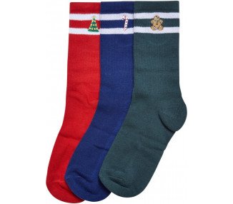 Urban Classics Christmas Sporty Socks Set multicolor