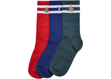 Urban Classics Christmas Sporty Socks Set multicolor