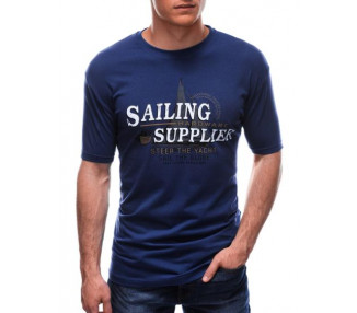 Pánské tričko s potiskem GIDEON námořnická modrá