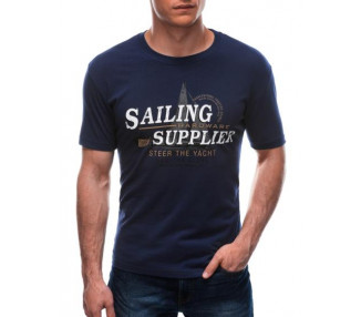 Pánské tričko s potiskem ALF tmavě námořnická barva