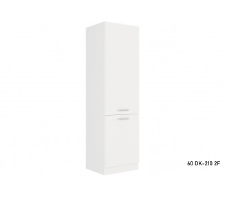  Kuchyňská skříňka vysoká ALBERTA 60 DK-210 2F, 60x210x57, bílá