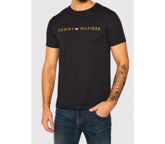 Pánské tričko Tommy Hilfiger UM0UM01434 L Tm. modrá