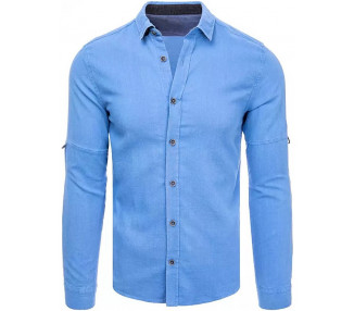 Modrá džínová košile