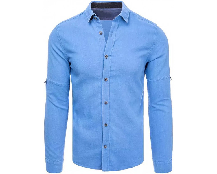 Modrá džínová košile