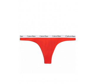 Dámská tanga Calvin Klein D1617 L Červená