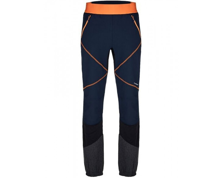 Pánské kalhoty LOAP URKARON Modrá/Černá/Oranžová