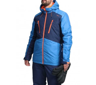 Pánská lyžařská bunda LOAP LAWUR Modrá/Tmavě modrá/Oranžová