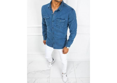 Pánská košile džínová GARLEN modrá