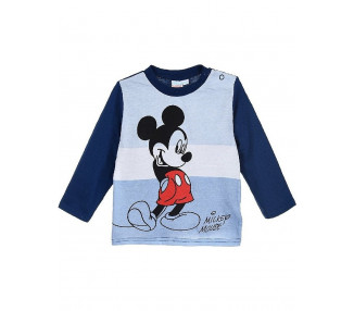 Mickey mouse modré chlapecké tričko s dlouhým rukávem