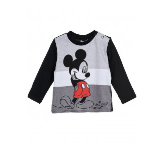 Mickey mouse černé chlapecké tričko s dlouhým rukávem
