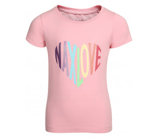 Dětské bavlněné triko nax NAX LENDO růžová varianta pd