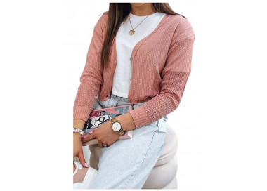 Meruňkový pletený svetr goffy