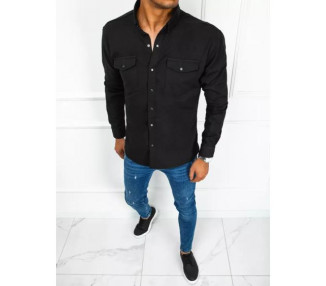 Pánská košile džínová JAVIER černá