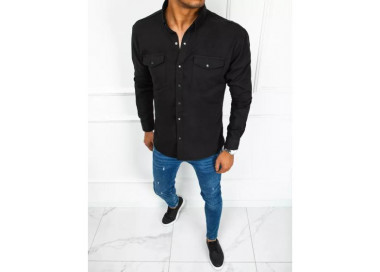 Pánská košile džínová JAVIER černá