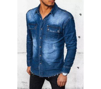 Pánská košile džínová SILVA I modrá